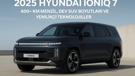 2025 Hyundai IONIQ 7 Tanıtıldı: 600+ KM Menzil, Dev SUV Boyutları ve Yenilikçi Teknolojilerle Sahneye Çıkıyor