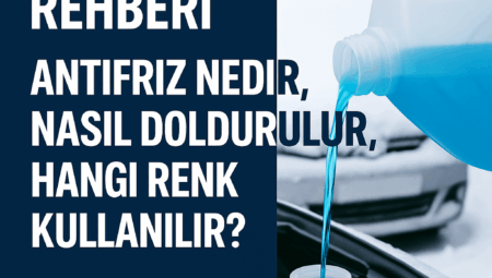 Kış Bakım Rehberi Antifriz Nedir, Nasıl Doldurulur, Hangi Renk Kullanılır? Tüm Detaylar Bu Yazıda!