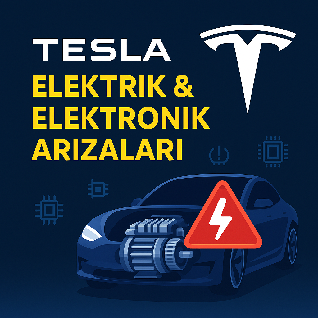 Tesla Elektrik & Elektronik Arızaları En Yaygın Sorunlar, Belirtileri ve Kesin Çözüm Yöntemleri (Tüm Modeller – Model S, 3, X, Y, Cybertruck)