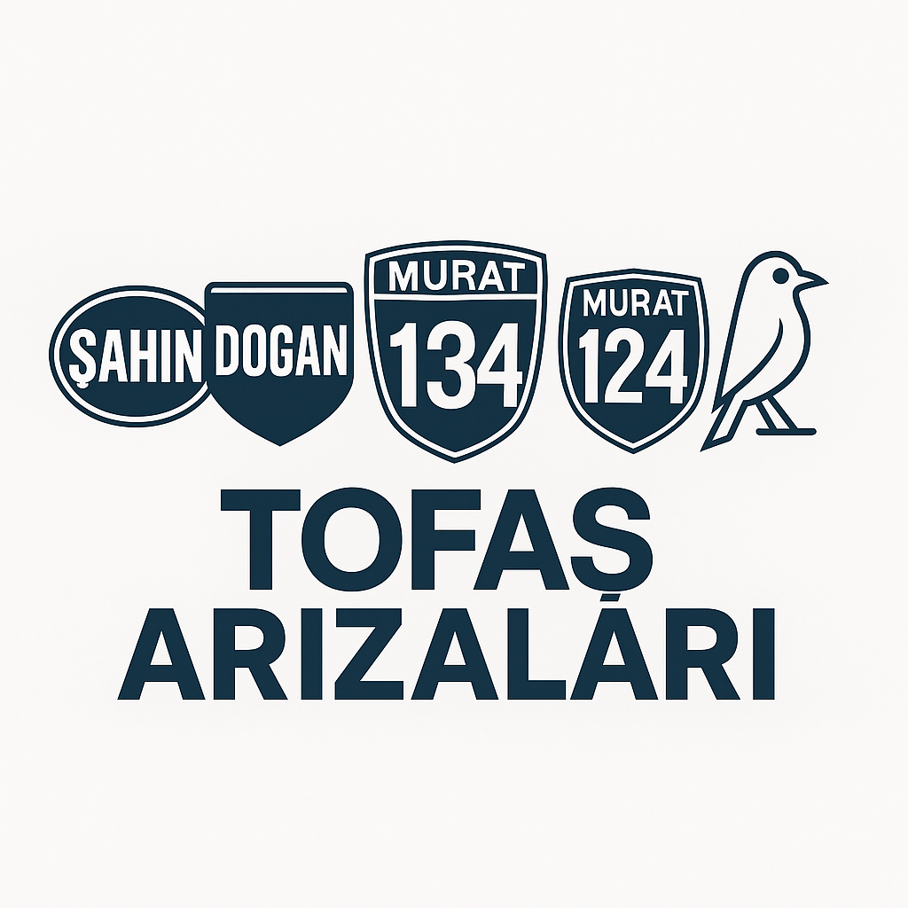 Tofaş Şahin, Doğan, Murat 131, Murat 124 ve Serçe Motor & Mekanik Arızaları: Nedenleri, Belirtileri ve Çözüm Yöntemleri